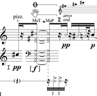 Ajar Damp Hand Left hand pizz Natural harmonics Speak