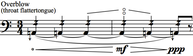 Flute Overblow Throat fluttertongue